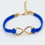 Fashion Symbol Alloy Plated Women's Hemp Rope Bracelet