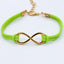 Fashion Symbol Alloy Plated Women's Hemp Rope Bracelet