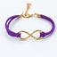 Fashion Symbol Alloy Plated Women's Hemp Rope Bracelet