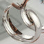 Fashion Statement Metal Hoop Earrings for Women