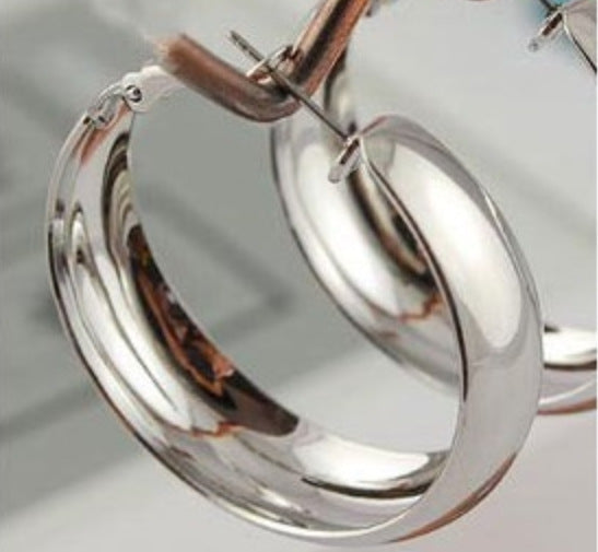 Fashion Statement Metal Hoop Earrings for Women