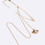 Fashion Metal Glasses Chain with Golden Pearl and Crystal Bee Pendant