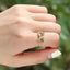 Fashion Starry Heart Adjustable Zircon Ring