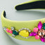 Fashion Crystal Baroque Flower Headband Hair Accessories