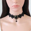 Fashion Women's Lace Velvet Choker Necklace