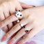 Fashion Panda Enamel Plated Women's Open Ring - Unique 2023 Design