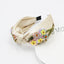 Floral Rhinestone Fabric Cross Headband - Pastoral Style Women's Hair Accessory