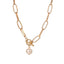 Elegant Pearl Alloy Women's Pendant Necklace - Chic Long Statement Jewelry