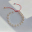 French Baroque Natural Pearl Beaded Star Bracelet - Ethnic Style Woven Shell Design