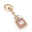 Fashion Rhinestone Perfume Bottle Keychain Pendant for Women