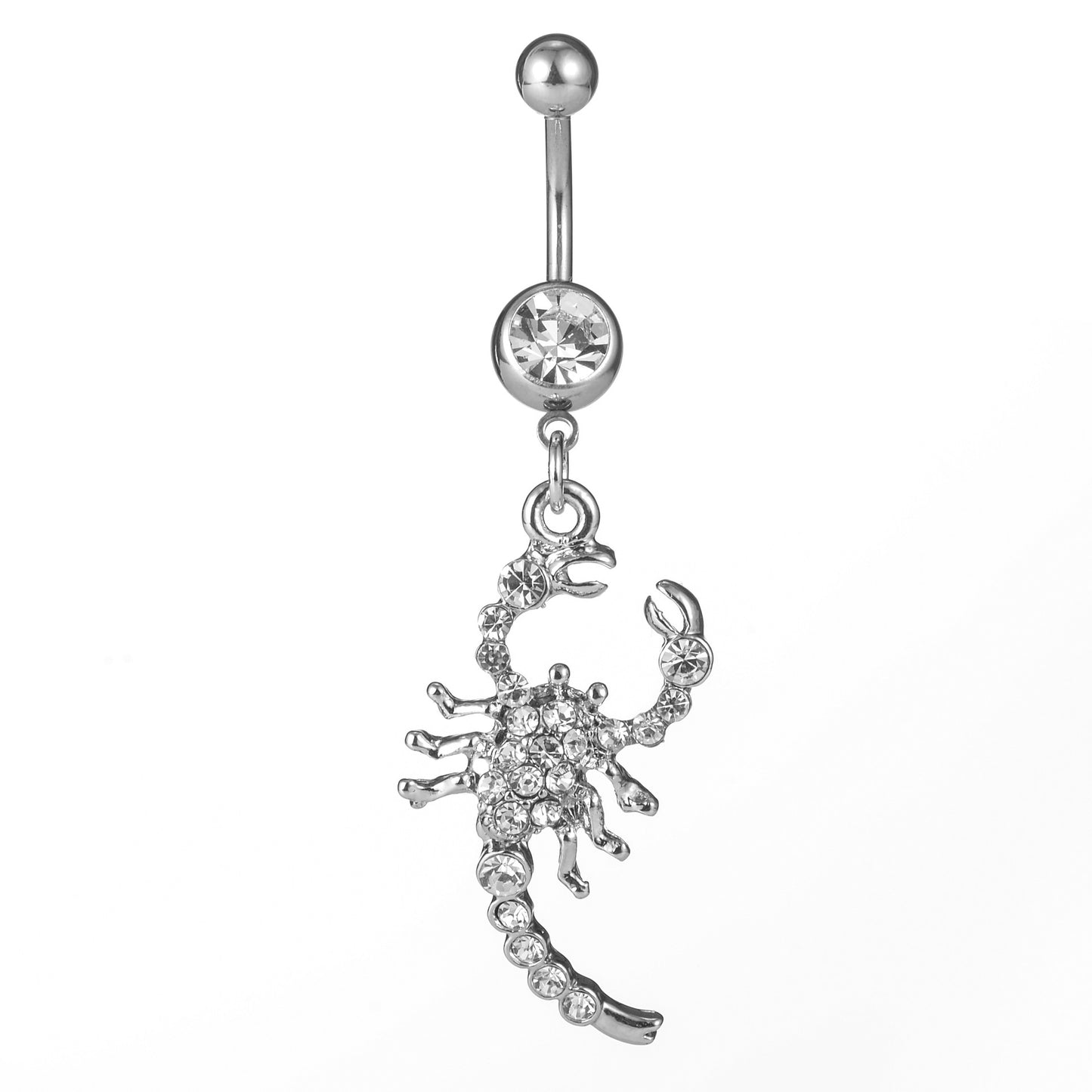 Fashion Scorpion Diamond Alloy Navel Ring