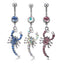 Fashion Scorpion Diamond Alloy Navel Ring