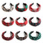 Fashion Plaid Snowflake Christmas Hair Band for Women