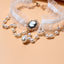 Fashion Imitation Pearl Pendant Choker Necklace for Women