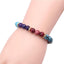 Fashion Multicolor Lava Stone & White Agate Beaded Bracelets