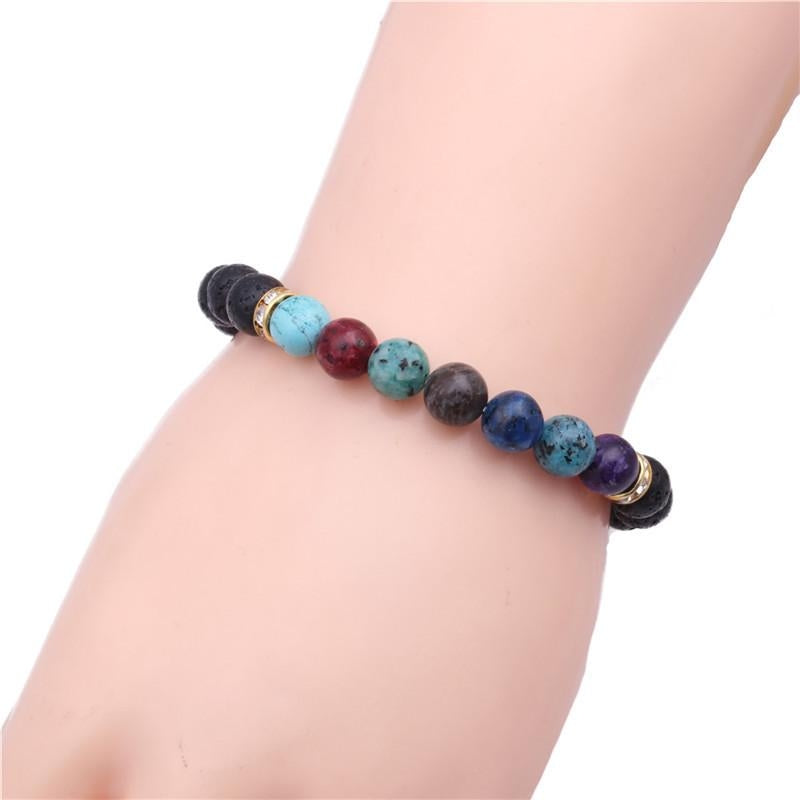 Fashion Beaded Lava Stone Bracelets