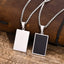 Geometric Stainless Steel Men's Pendant Necklace