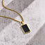 Geometric Stainless Steel Men's Pendant Necklace