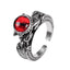 Fashion Retro Creative Multi-Color Devil Eye Adjustable Ring