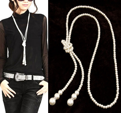 Fashion Multi-Layer Pearl Choker Necklace for Women