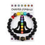 Fashion Multicolor Natural Stone Beaded Yoga Meditation Bracelet