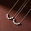 Fashion Titanium Steel Pearl Lip Shape Necklace