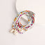 Bohemian Double Layer Colorful Beaded Shell Beach Anklet