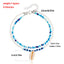 Bohemian Double Layer Colorful Beaded Shell Beach Anklet