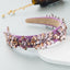 Fashion Shiny Crystal Baroque Headband Wide Hairband Accessory
