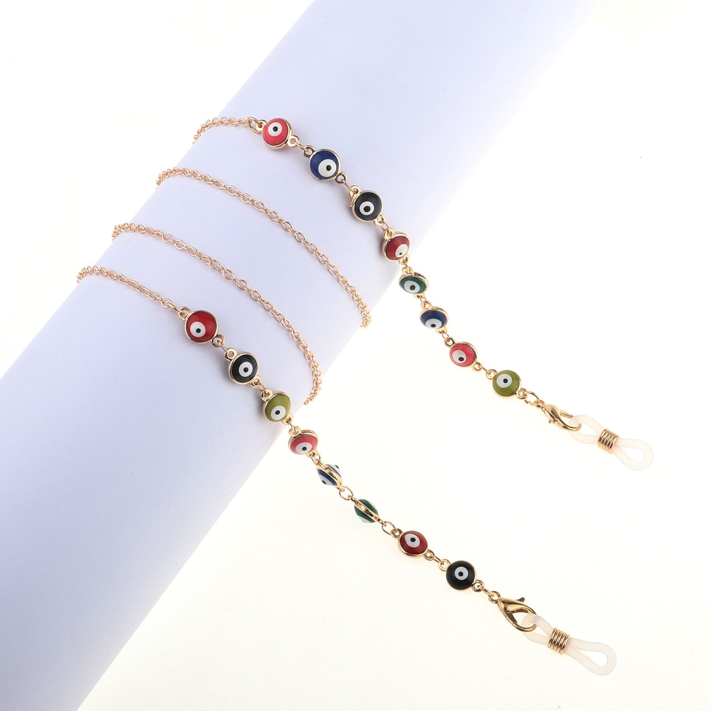 Fashion Simple Colorful Handmade Metal Glasses Chain Strap