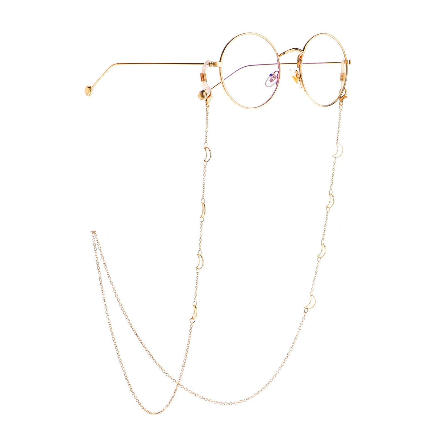 Fashion Minimalist Copper Moon Glasses Chain