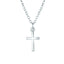 Fashion Geometric Cross Gold Plated Alloy Necklace