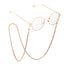 Fashion Simple Gold and Silver Snake Chain Sunglasses Holder Necklace