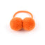 Fashion Simple Hair Ring Rubber Band with Cute Pom Pom for Kids