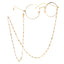 Fashion Handmade Copper Cross Bead Eyeglass Chain