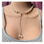 Fashion Pearl Pull-Out Beads Pendant Necklace for Women