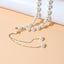 Fashion Pearl Pull-Out Beads Pendant Necklace for Women