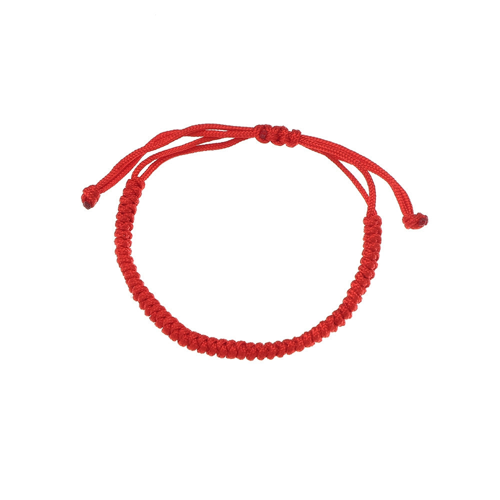 Fashion Simple Red and White Rope Adjustable Bracelet for Women