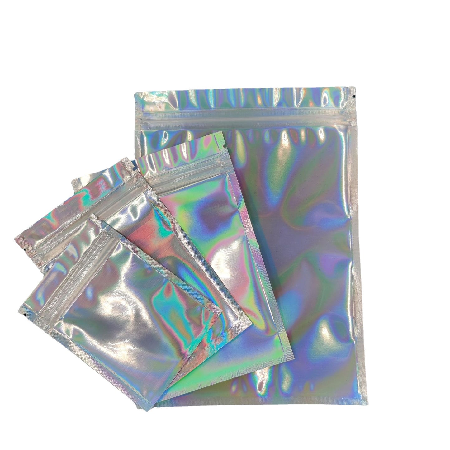 Fashion Transparent Holographic Jewelry Packaging Bags