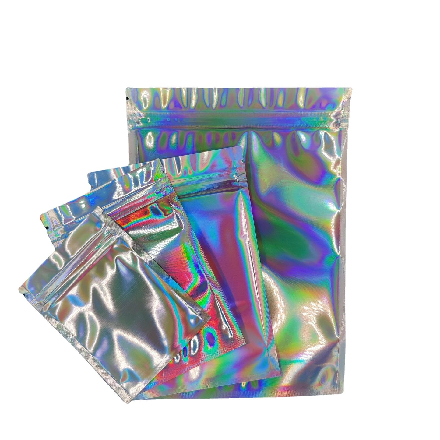 Fashion Transparent Holographic Jewelry Packaging Bags