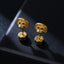 Fashion Skull Stainless Steel Hat Stud Earrings