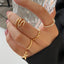 Fashion Vintage Snake and Butterfly 6-Piece Ring Set