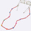 Fashion Flower Red Rice Bead Glasses and Mask Chain