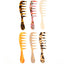 Fashionable Acetate Marble Color Anti-Static Hair Comb for Women