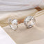 Fashion Minimalist Red Agate Zircon Inlay Open Ring for Women
