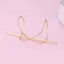 Solid Color Alloy Plated Irregular Metal Hairpin