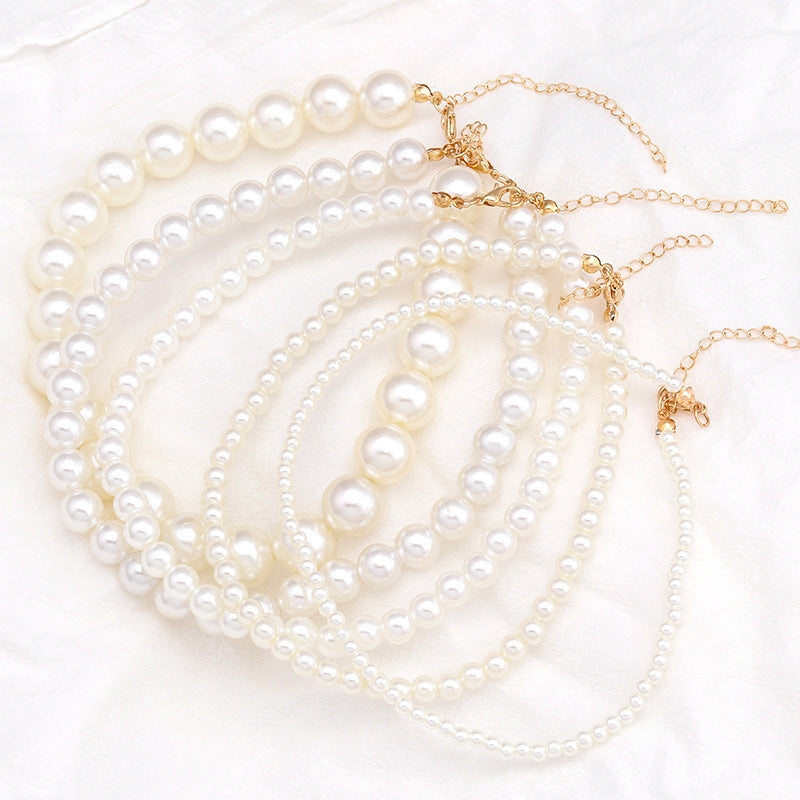 Fashion Minimalist Pearl Pendant Necklace for Women