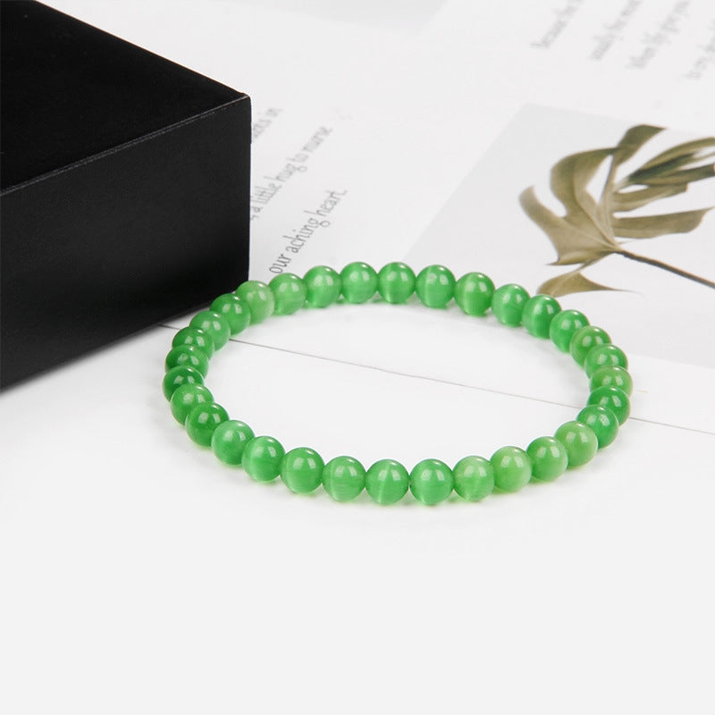 Fashion Natural Stone Crystal Agate Beaded Bracelet for Women