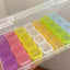 Fashion Solid Color Transparent Jewelry Storage Box