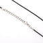 Handmade PU Leather Jewelry Accessories with Black Wax Cord Necklace